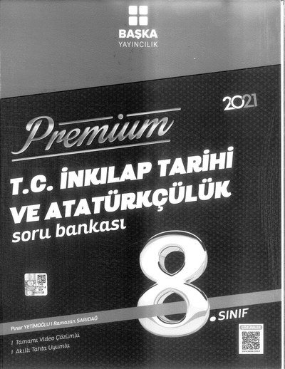 PREMİUM T.C. İNKILAP TARİHİ VE ATATÜRKÇÜLÜK SORU BANKASI Fenomen Fotokopi - YKS - KPSS - ALES