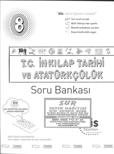 T.C. İNKILAP TARİHİ VE ATATÜRKÇÜLÜK SORU BANKASI Fenomen Fotokopi - YKS - KPSS - ALES