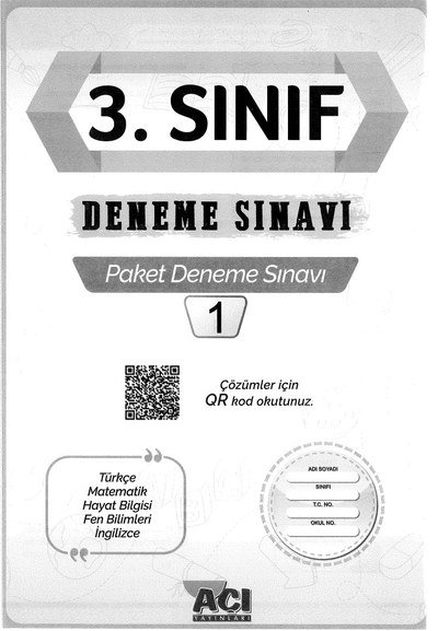DENEME SINAVI Fenomen Fotokopi - YKS - KPSS - ALES