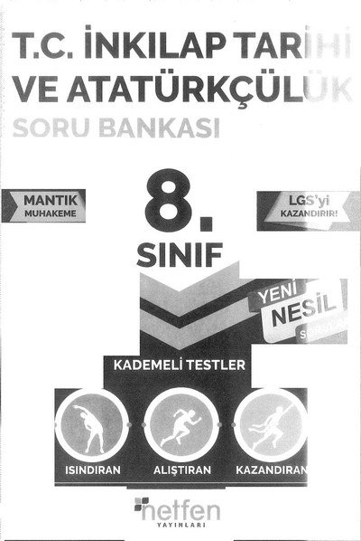 T.C. İNKİLAP TARİHİ VE ATATÜRKÇÜLÜK SORU BANKASI YENİ NESİL Fenomen Fotokopi - YKS - KPSS - ALES