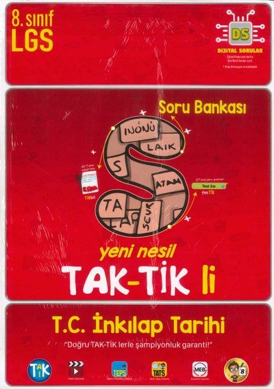 YENİ NESİL TAK-TİK'Lİ T.C. İNKILAP TARİHİ SORU BANKASI Fenomen Fotokopi - YKS - KPSS - ALES