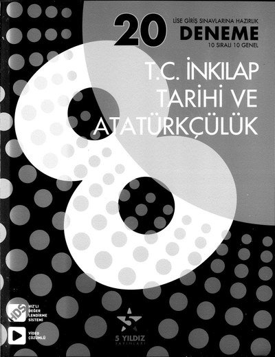 20 DENEME T.C. İNKILAP TARİHİ VE ATATÜRKÇÜLÜK Fenomen Fotokopi - YKS - KPSS - ALES