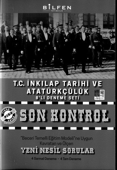 T.C. İNKILAP TARİHİ VE ATATÜRKÇÜLÜK 8'Lİ DENEME SETİ YENİ NESİL SORULAR Fenomen Fotokopi - YKS - KPSS - ALES