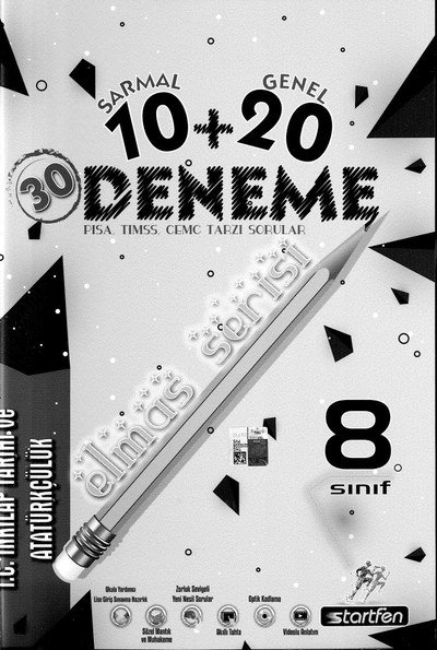 30 DENEME ELMAS SERİSİ T.C. İNKILAP TARİHİ VE ATATÜRKÇÜLÜK Fenomen Fotokopi - YKS - KPSS - ALES