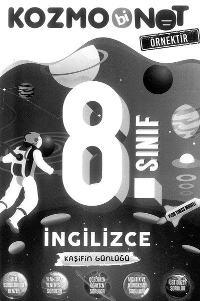 KOZMO BİNOT İNGİLİZCE KAŞİFİN GÜNLÜĞÜ Fenomen Fotokopi - YKS - KPSS - ALES