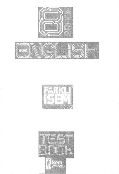 ENGLISH TEST BOOK FARKLI İSEM Fenomen Fotokopi - YKS - KPSS - ALES