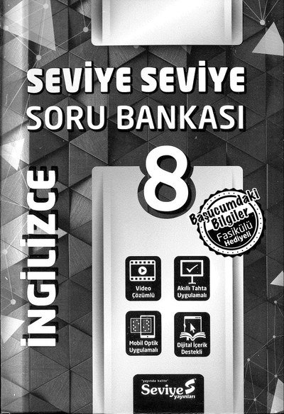 SORU BANKASI SEVİYE SEVİYE İNGİLİZCE Fenomen Fotokopi - YKS - KPSS - ALES