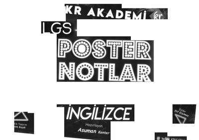 LGS POSTER NOTLARI İNGİLZİCE Fenomen Fotokopi - YKS - KPSS - ALES
