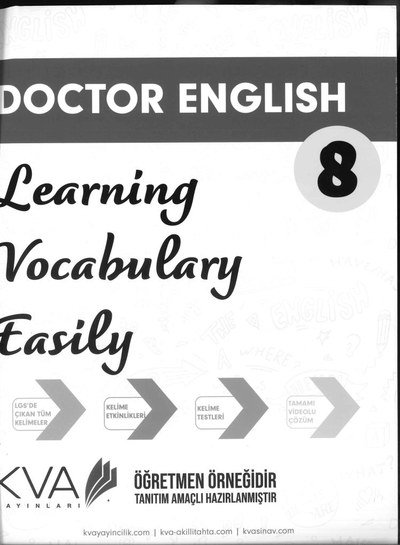 DOCTOR ENGLISH LEARNING VOCABULARY EASILY Fenomen Fotokopi - YKS - KPSS - ALES