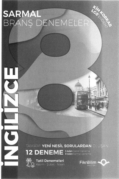 SARMAL BRANŞ DENEMELERİ İNGİLİZCE 12 DENEME Fenomen Fotokopi - YKS - KPSS - ALES