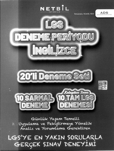 LGS DENEME PERİYODU İNGİLİZCE 20'Lİ DENEME SETİ Fenomen Fotokopi - YKS - KPSS - ALES