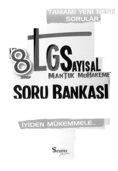 LGS SAYISAL MANTIK MUHAKEME SORU BANKASI