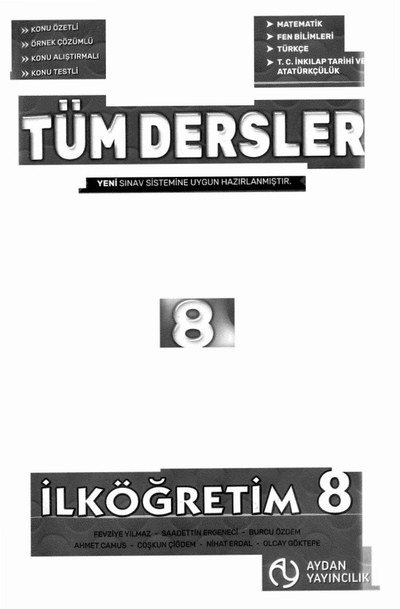 TÜM DERSLER SORU BANKASI KONU ÖZETLİ Fenomen Fotokopi - YKS - KPSS - ALES