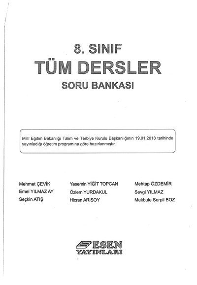 TÜM DERSLER SORU BANKASI Fenomen Fotokopi - YKS - KPSS - ALES