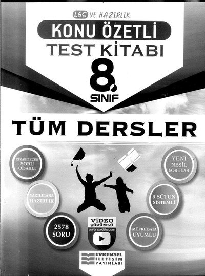 KONU ÖZETLİ TEST KİTABI TÜM DERSLER Fenomen Fotokopi - YKS - KPSS - ALES
