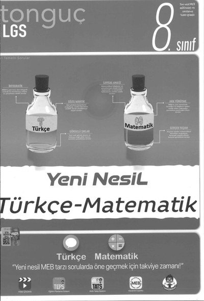 YENİ NESİL TÜRKÇE MATEMATİK SORU BANKASI