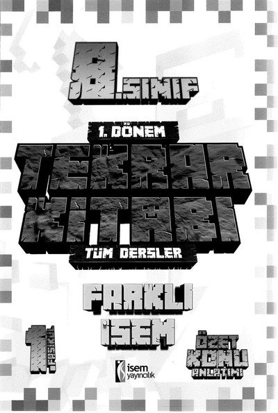 1. DÖNEM TEKRAR KİTABI TÜM DERSLER FARKLI İSEM Fenomen Fotokopi - YKS - KPSS - ALES