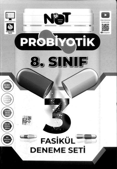PROBİYOTİK 3 FASİKÜL DENEME SETİ Fenomen Fotokopi - YKS - KPSS - ALES