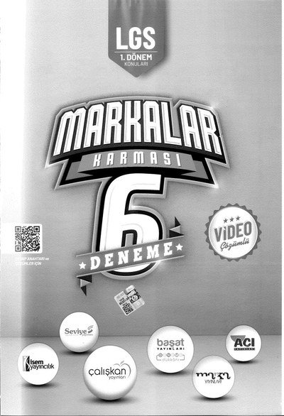 LGS 1. DÖNEM KONULARI MARKALAR KARMASI 6 DENEME Fenomen Fotokopi - YKS - KPSS - ALES