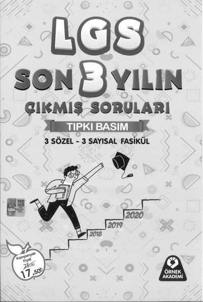 LGS SON 3 YILIN ÇIKMIŞ SORULARI TIPKI BASIM 3 SÖZEL 3 SAYISAL FASİKÜL Fenomen Fotokopi - YKS - KPSS - ALES