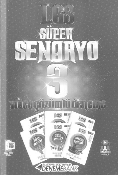 LGS SÜPER SENARYO 3 VİDEO ÇÖZÜMLÜ DENEME Fenomen Fotokopi - YKS - KPSS - ALES