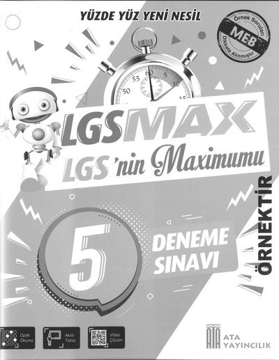 LGSMAX LGS'NİN MAXİMUMU 5 DENEME SINAVI Fenomen Fotokopi - YKS - KPSS - ALES