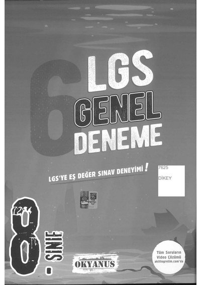 6 LGS GENEL DENEME Fenomen Fotokopi - YKS - KPSS - ALES