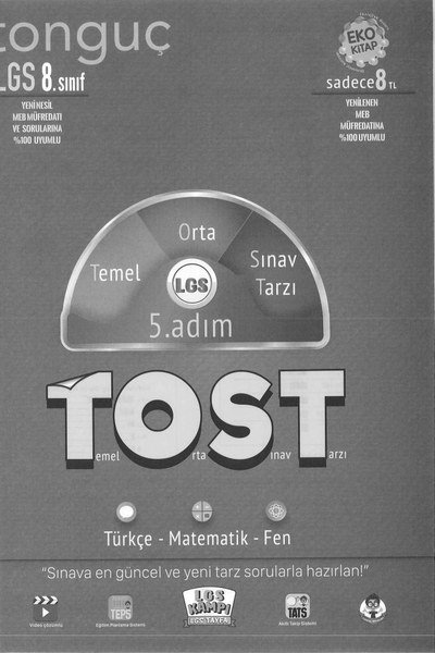 LGS TOST 5. ADIM TEMEL ORTA SINAV TARZI Fenomen Fotokopi - YKS - KPSS - ALES