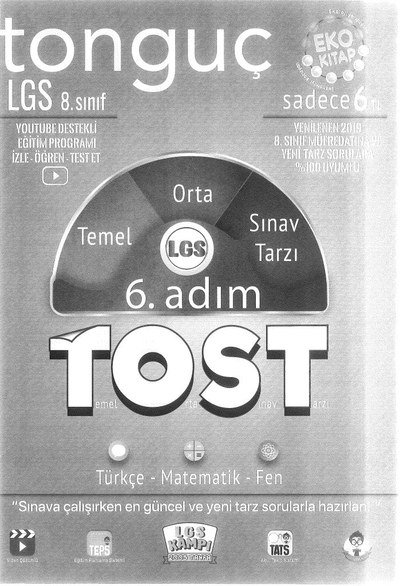 LGS TOST 6. ADIM TEMEL ORTA SINAV TARZI