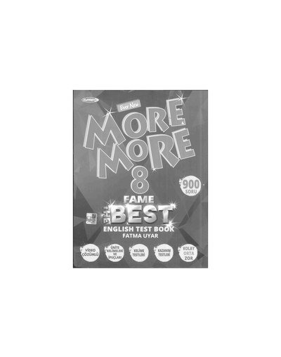 MORE MORE FAME THE BEST ENGLISH TEST BOOK Fenomen Fotokopi - YKS - KPSS - ALES