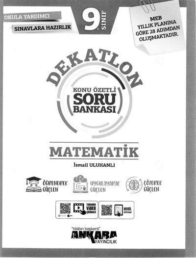DEKATLON KONU ÖZETLİ SORU BANKASI MATEMATİK Fenomen Fotokopi - YKS - KPSS - ALES