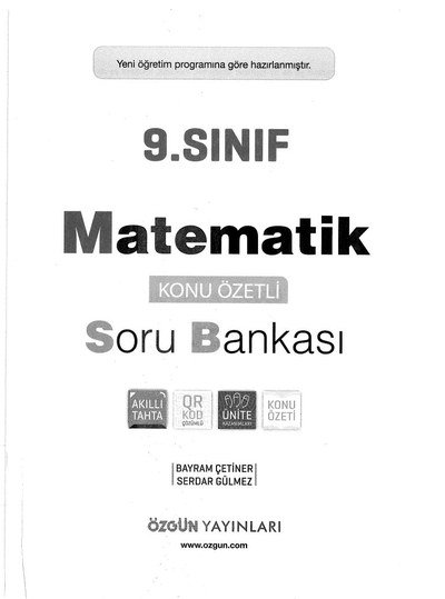 MATEMATİK KONU ÖZETLİ SORU BANKASI Fenomen Fotokopi - YKS - KPSS - ALES