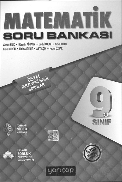 MATEMATİK SORU BANKASI Fenomen Fotokopi - YKS - KPSS - ALES
