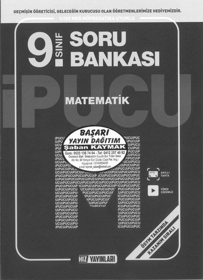 SORU BANKASI MATEMATİK Fenomen Fotokopi - YKS - KPSS - ALES