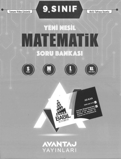 YENİ NESİL MATEMATİ KSORU BANKASI SMLXL Fenomen Fotokopi - YKS - KPSS - ALES