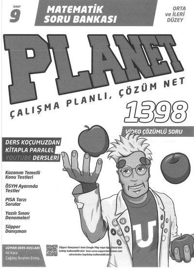 PALNET ÇALIŞMA PLANLI ÇÖZÜM NET 1398 SORU MATEMATİK SORU BANKASI Fenomen Fotokopi - YKS - KPSS - ALES