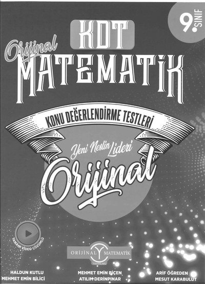 ORİJİNAL MATEMATİK KONU DEĞERLENDİRME TESTLERİ Fenomen Fotokopi - YKS - KPSS - ALES