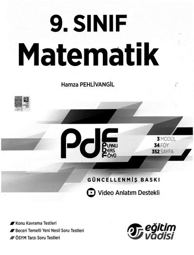 MATEMATİK PLANLI DERS FÖYÜ Fenomen Fotokopi - YKS - KPSS - ALES