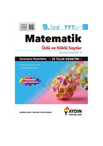 MATEMATİK ÜSLÜ VE KÖKLÜ SAYILAR TYT KONULARI Fenomen Fotokopi - YKS - KPSS - ALES