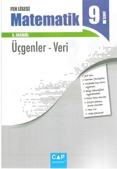 FEN LİSESİ MATEMATİK 5. FASİKÜL ÜÇGENLER VERİ