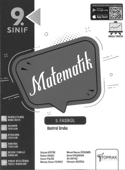 MATEMATİK 5. FASİKÜL KONTROL GRUBU