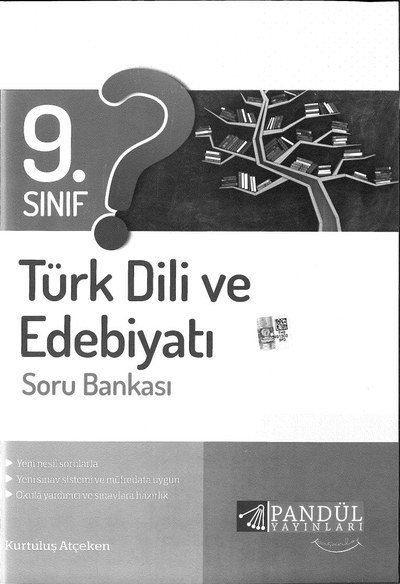 TÜRK DİLİ VE EDEBİYATI SORU KİTABI