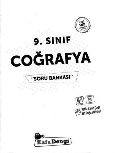 COĞRAFYA SORU BANKASI