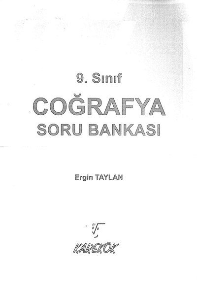 COĞRAFYA SORU BANKASI Fenomen Fotokopi - YKS - KPSS - ALES