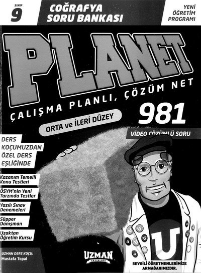 COĞRAFYA SORU BANKASI PLANET ÇALIŞMA PLANLI ÇÖZÜM NET 981 SORU Fenomen Fotokopi - YKS - KPSS - ALES