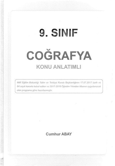 COĞRAFYA KONU ANLATIMLI