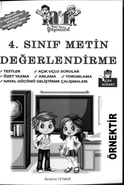 METİN DEĞERLENDİRME Fenomen Fotokopi - YKS - KPSS - ALES