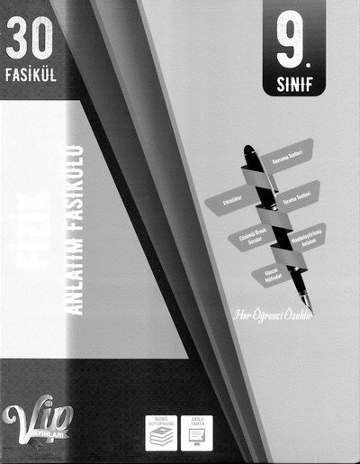 30 FASİKÜL FİZİK ANLATIM FASİKÜLÜ Fenomen Fotokopi - YKS - KPSS - ALES