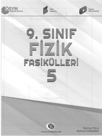 FİZİK FASİKÜLLERİ 5 ÖSYM TARZINDA SORULAR Fenomen Fotokopi - YKS - KPSS - ALES