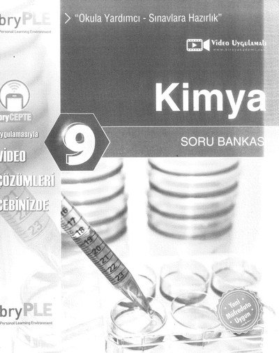 KİMYA SORU BANKASI OKULA YARDIMCI SINAVLARA HAZIRLIK